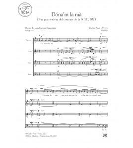 Dona'm la mà - Cor (SATB) - Carles Prat