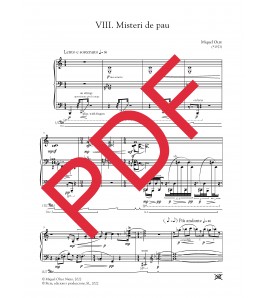 Misteri de pau - VIII preludi per a piano - digital