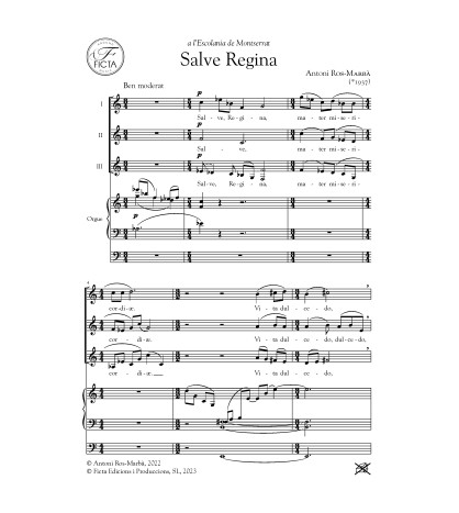 Salve Regina (SSA i orgue)