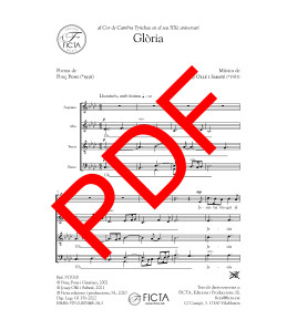 Glòria - Coro SATB - Digital