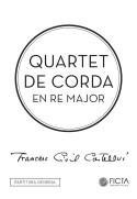 Quartet de corda en re major - partitura d'estudi