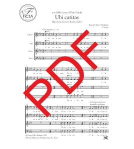 Ubi caritas - Cor SATB - Digital